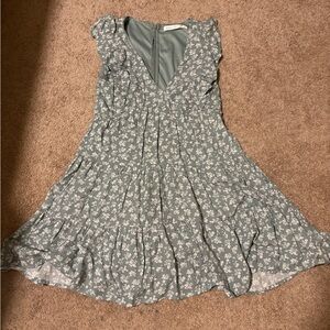 Blue Floral Altar'd State Dress